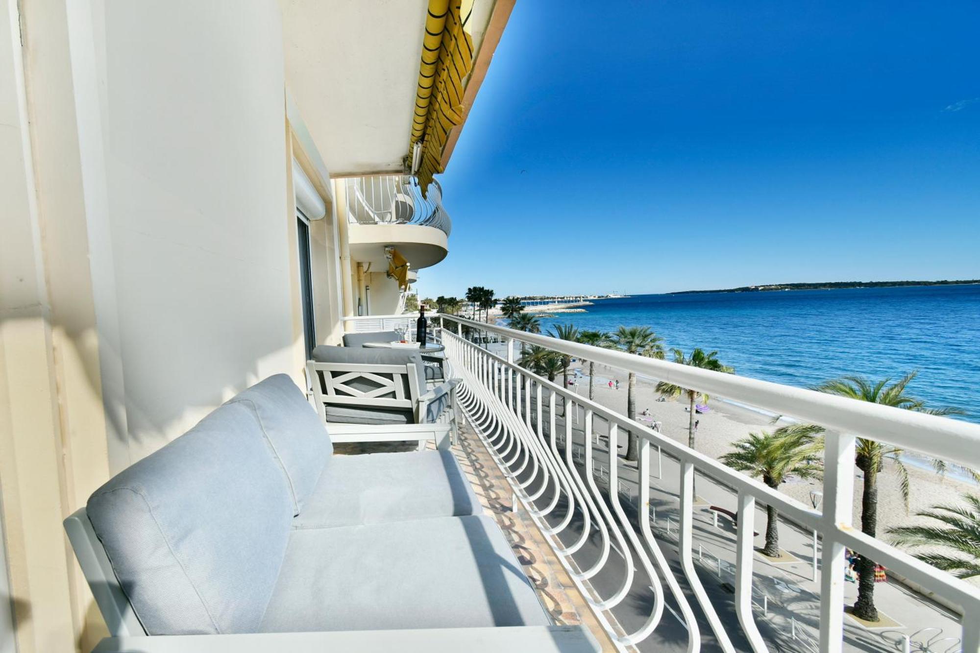 Plage Du Midi- Vue Sur Mer Standing Presta คานส์ ภายนอก รูปภาพ